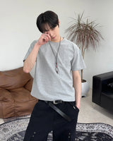 エンディ高密度クロップ半袖Tシャツ