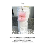 VIVICHO VIVIMON ピンクキーリング