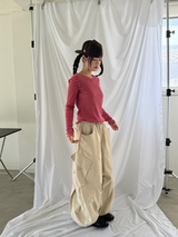 バルーンカーゴバンディングパンツ
