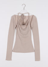 DOT SLEEVELESS BOLERO