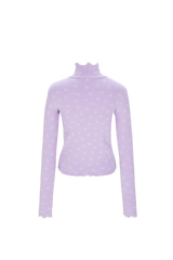 スマイルタートルネック lavender