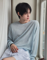 オーベン コットン ベーシック ロング スリーブ Tシャツ