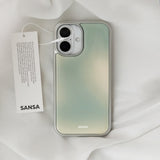 (Basic)Silver Bumper Case_Afternoon Leaf