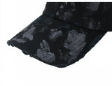 dirty gray coating destroyed ball cap