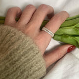 (silver925) Waterdrop cubic ring *silver