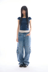 Blooming puff slim tee
