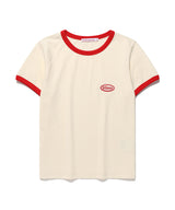 Kims Egg Bam Ringer Tee Cream (KIB6MFT509A)
