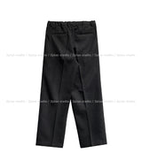 Rondel two-tuck wool wide slacks