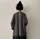 Football Two-Line Loose Fit Sweatshirt