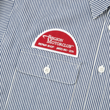 REGION MOTORS CLUB FLANNEL WAPPEN SHIRTS JACKET (NAVY)