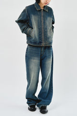 Norten Washed Denim Jacket_Blue