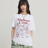 Maltese Crew Line Graphic Half Sleeve T-shirt