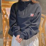 American Flag Fleece Sweat Shirt