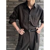 [SET UP가능] Basic cotton pocket shirts(6color)
