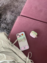 Summer vacation button airpod Buds case