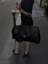 nars leather big tote bag