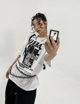 アフタープリントルーズフィット半袖Tシャツ