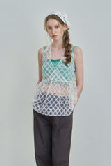 Halter top blouse_beige