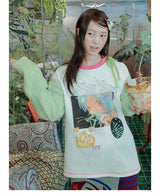 UnsocialNight original design autumn and winter Ollie frog oliwa co-branded illustration printed sweatshirt set for women