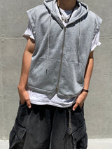 Hade 2 Way フード付きベスト 2C