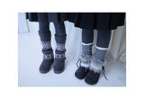 Nordic knit leg warmer (3color)
