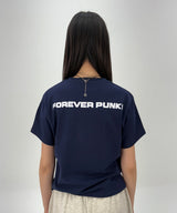 I PUNKデビルハートTシャツ - [ネイビー]