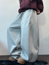 フォーマルバルーンサイドピンタックロングパンツ 🤍🩶🖤2SIZE/3COLOR