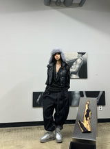Soft Black Fur Earflap Hat