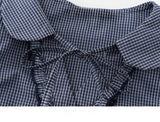 Rielle Check Frill Blouse