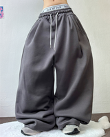 FLEECE🔥HEATER🔥BALLOON WIDE LONG PANTS💚💙💛🩶 7COLOR
