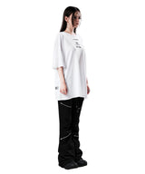 NO.122 バーコード Tシャツ ホワイト