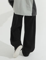Snap Wide Sweat Pants