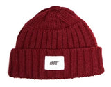 ITALICS W-TAG | CROOZ SHORT BEANIE HAT | MAROON