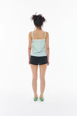 Unbalanced Frill Cami Mint