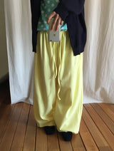 26SS★ [BAONHAUS]オルト カラー バンディング ワイド ジョガー パンツ