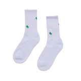 25SS SMALL SYMBOL LOGO POINT SOCKS WHITE
