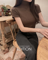 【MADE】タートルネック半袖Tシャツ