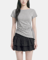 Serea Side Shirring Top