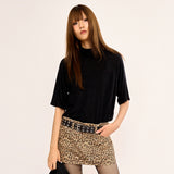 Turtle Neck Top - Black
