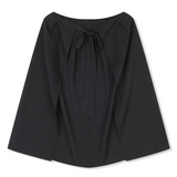 wrap skirt + pleats pants