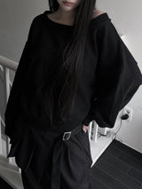 カットロウオフショルダーmtm (3color)