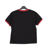 ディケンレタリングリンガー半袖Tシャツ
