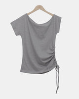 ウィルズ シャーリング ワンショルダー ショートスリーブ Tシャツ