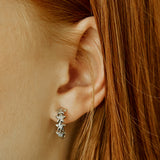 Line Star One Touch Earrings