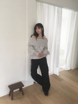 オフダイヤニット