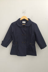 Semi-A-Line Double Button Jacket