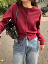 R-ネック / V-ネック / 10 Colors [Planning] [MADE] ロフェルカーディガン