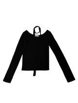 [SOFT-FIT/BODY SHAPING/SCARF SET] スカーフ＆チョーカーTシャツ - 2 COLOR
