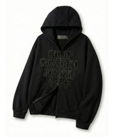 LMN Aben Cross Two-Way Hooded Zip-Up (4 colors)