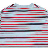 ハッピーラインズ ロングスリーブTシャツ_ブルー